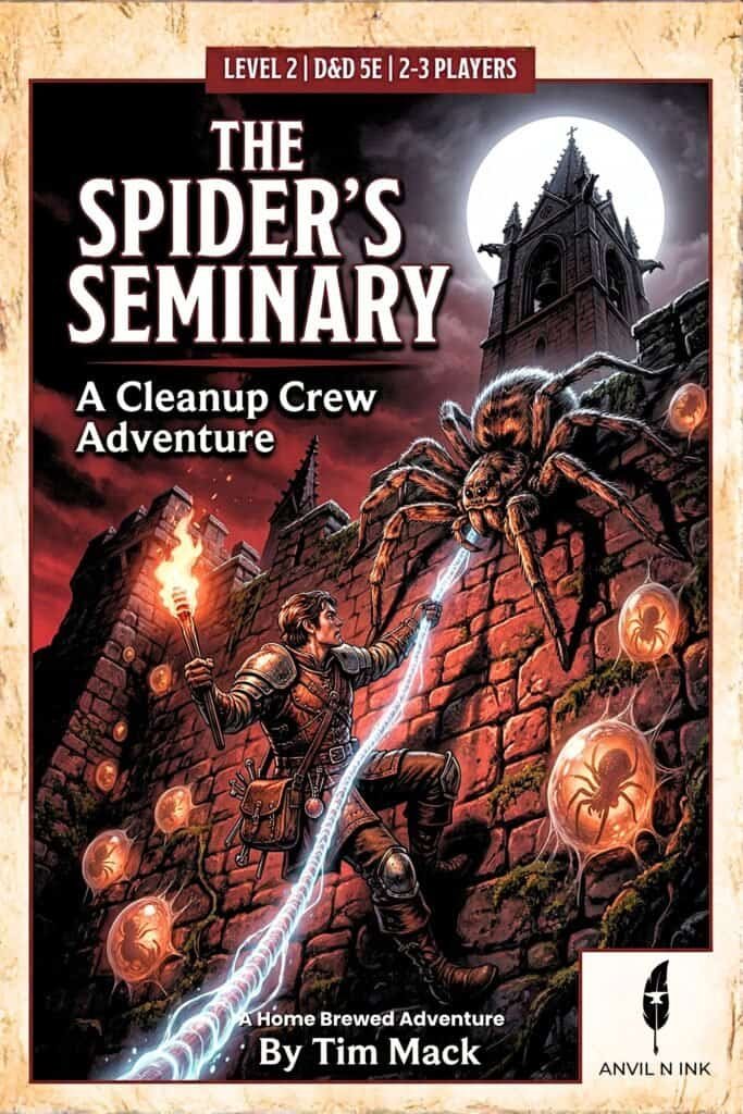 The Spider's Seminary: D&D 5e Horror One-Shot for Small Groups