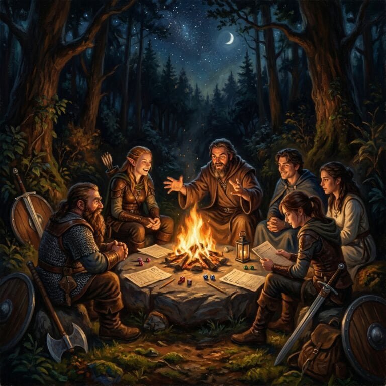 D&D Camping Trip: How to Run a One-Shot Off the Grid