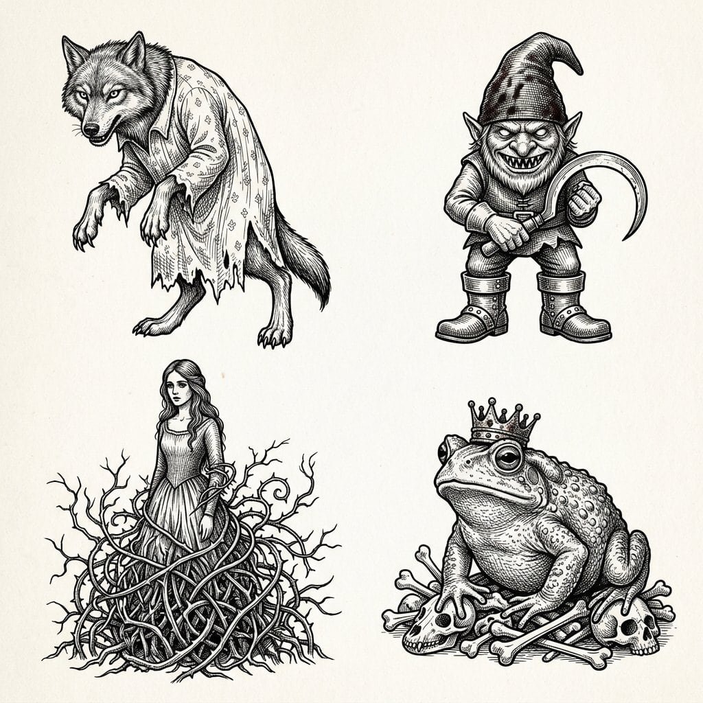 D&D Fairy Tale Monsters: 5 Classic Creatures Re-Skinned for Dark Fantasy