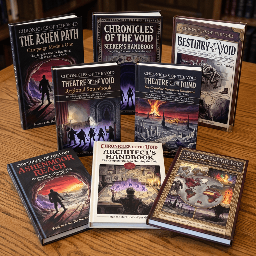 Chronicles of the Void: An Original Dark Fantasy RPG Built for Theatre of the Mind