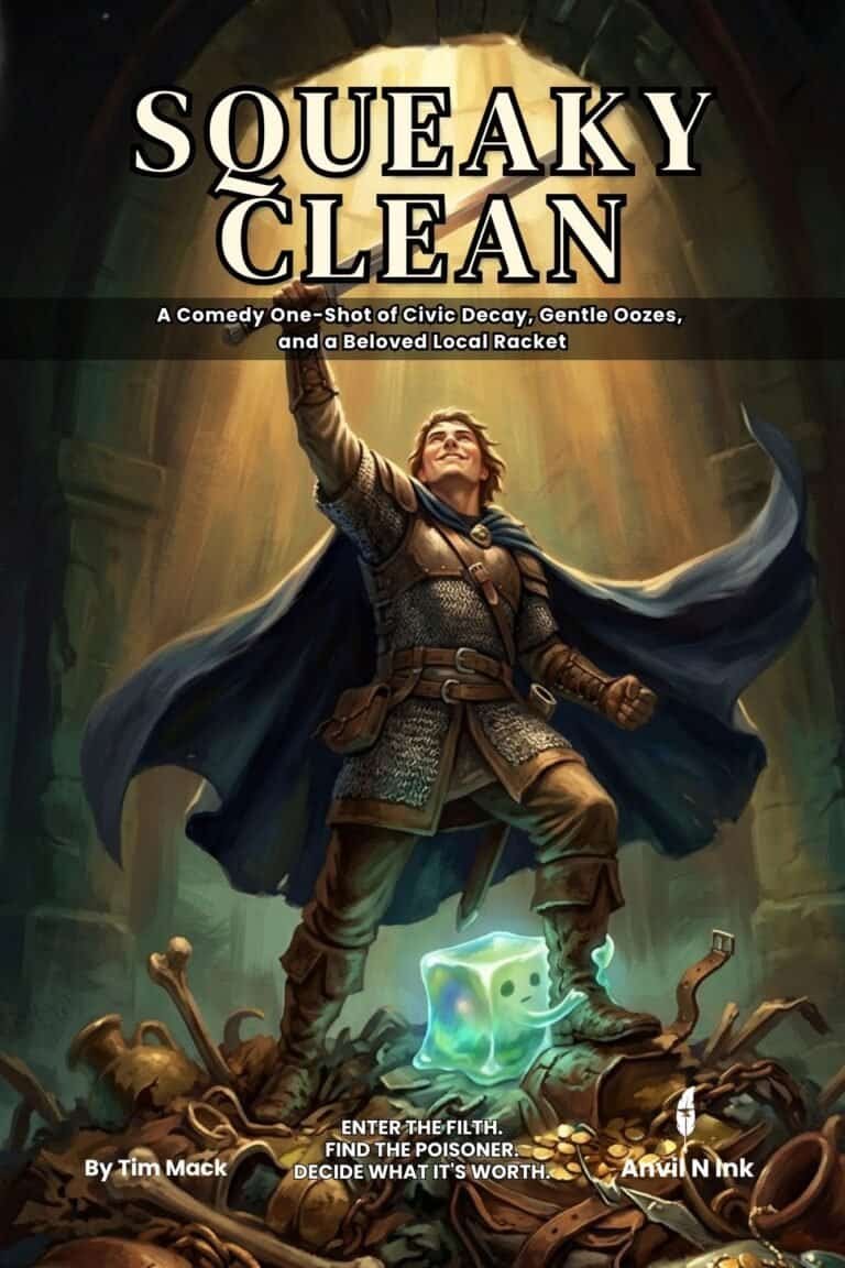 Squeaky Clean: A Gelatinous Cube One-Shot for 5e