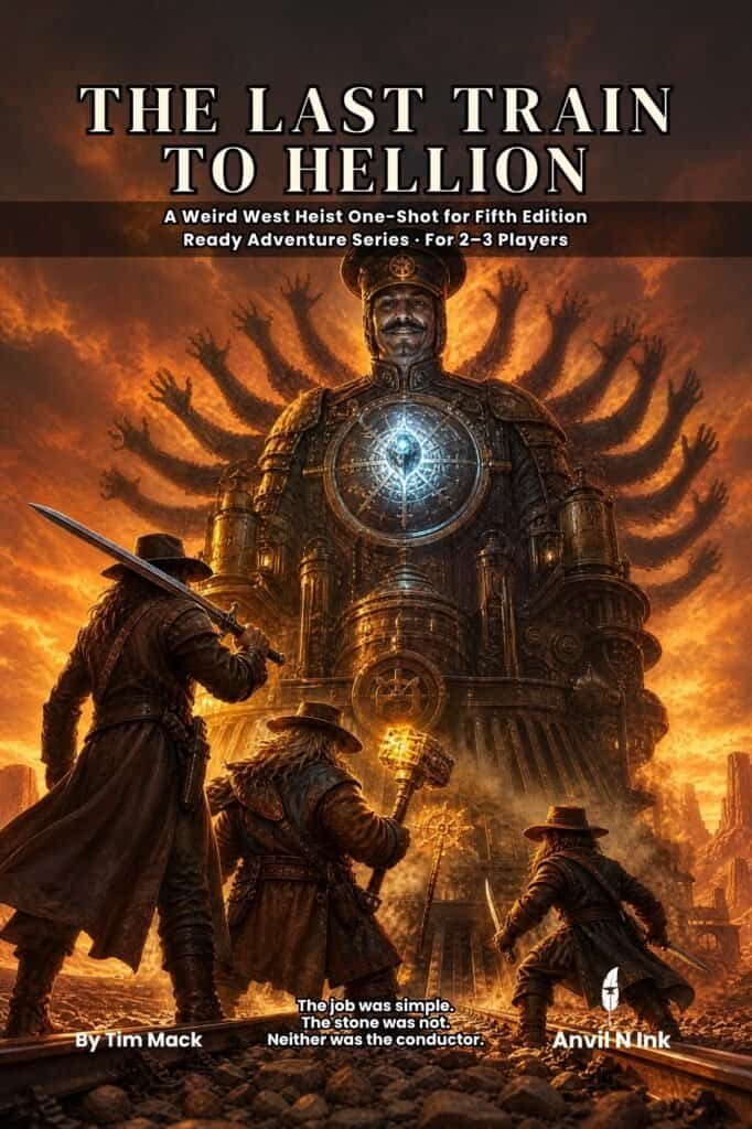 The Last Train to Hellion: A Weird West D&D One-Shot for Small Groups