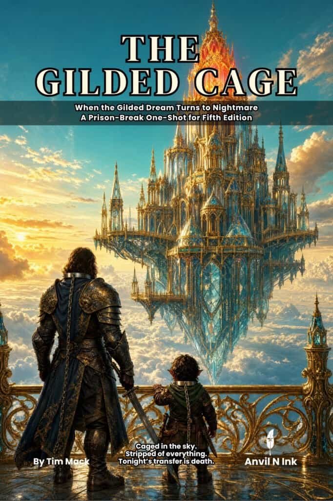The Gilded Cage: A Prison Break One-Shot for Small 5e Groups