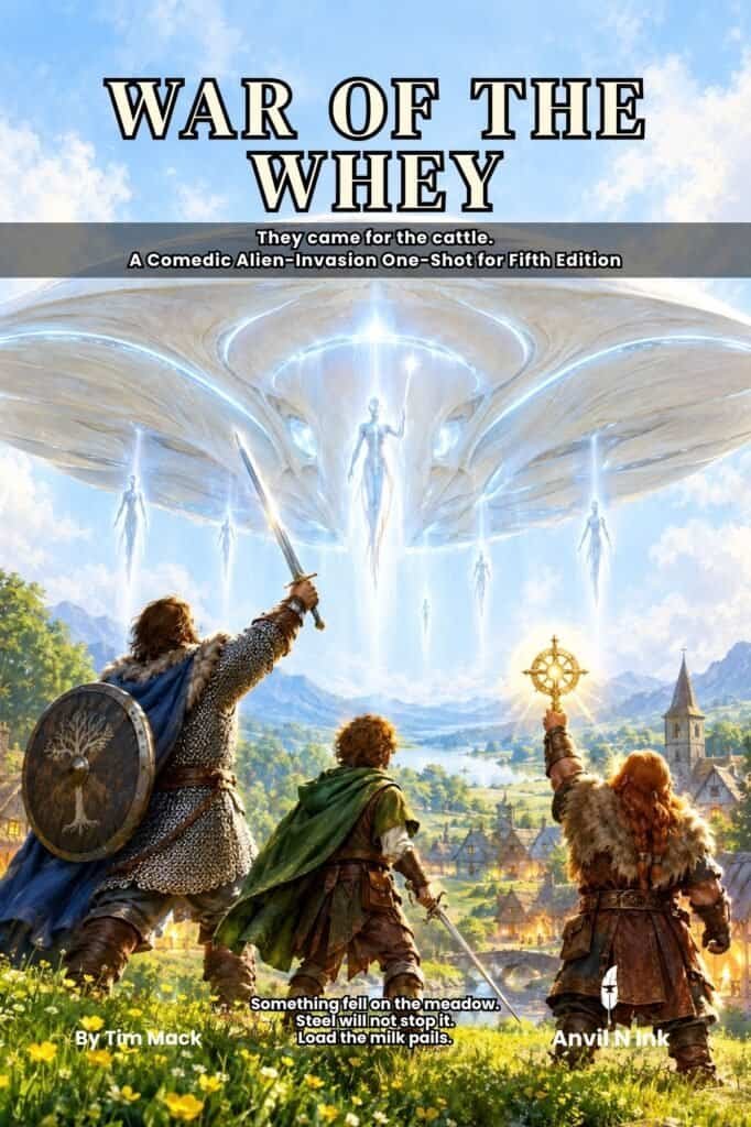 War of the Whey: A Comedic Alien Invasion One-Shot for D&D 5e