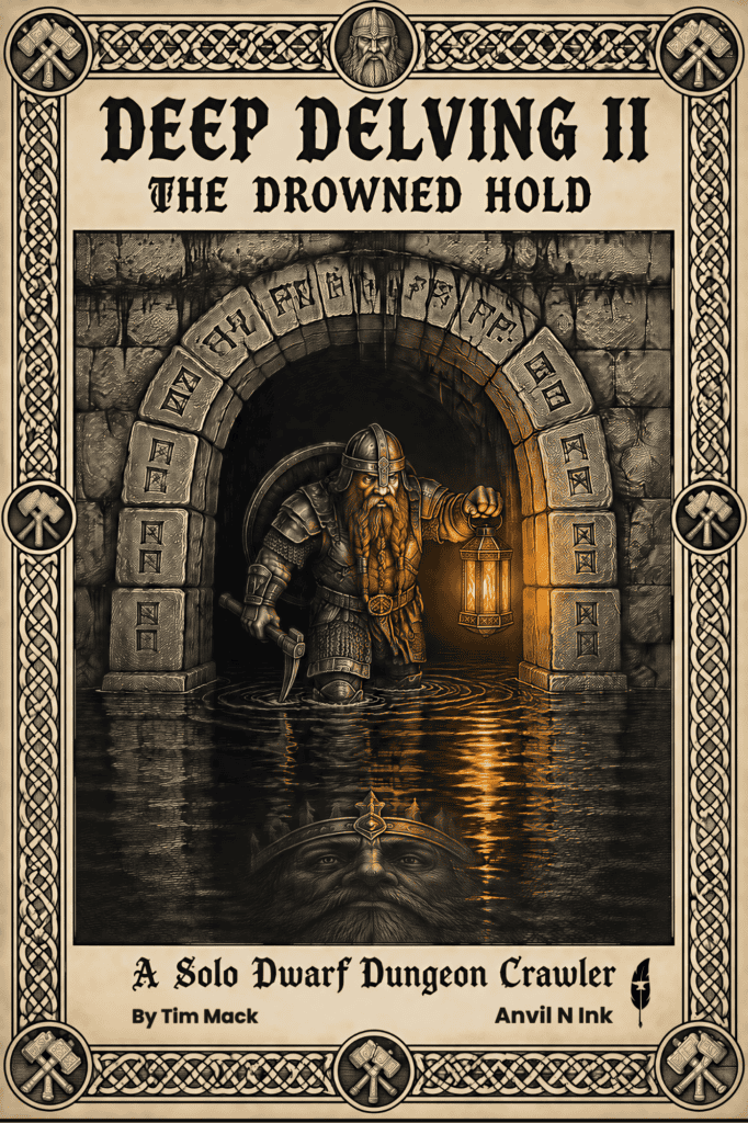 Deep Delving II Review: A Solo Dungeon Crawl Through a Drowned Dwarf Hold