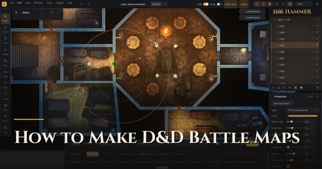 How to make D&D battle maps